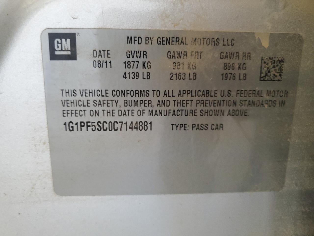 2012 Chevrolet Cruze - Image 12