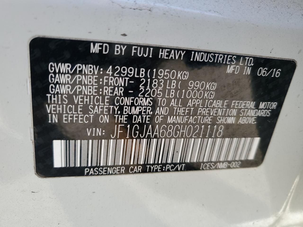 2016 Subaru Impreza - Image 13