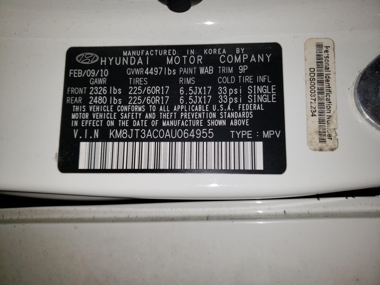 2010 Hyundai Tucson - Image 15