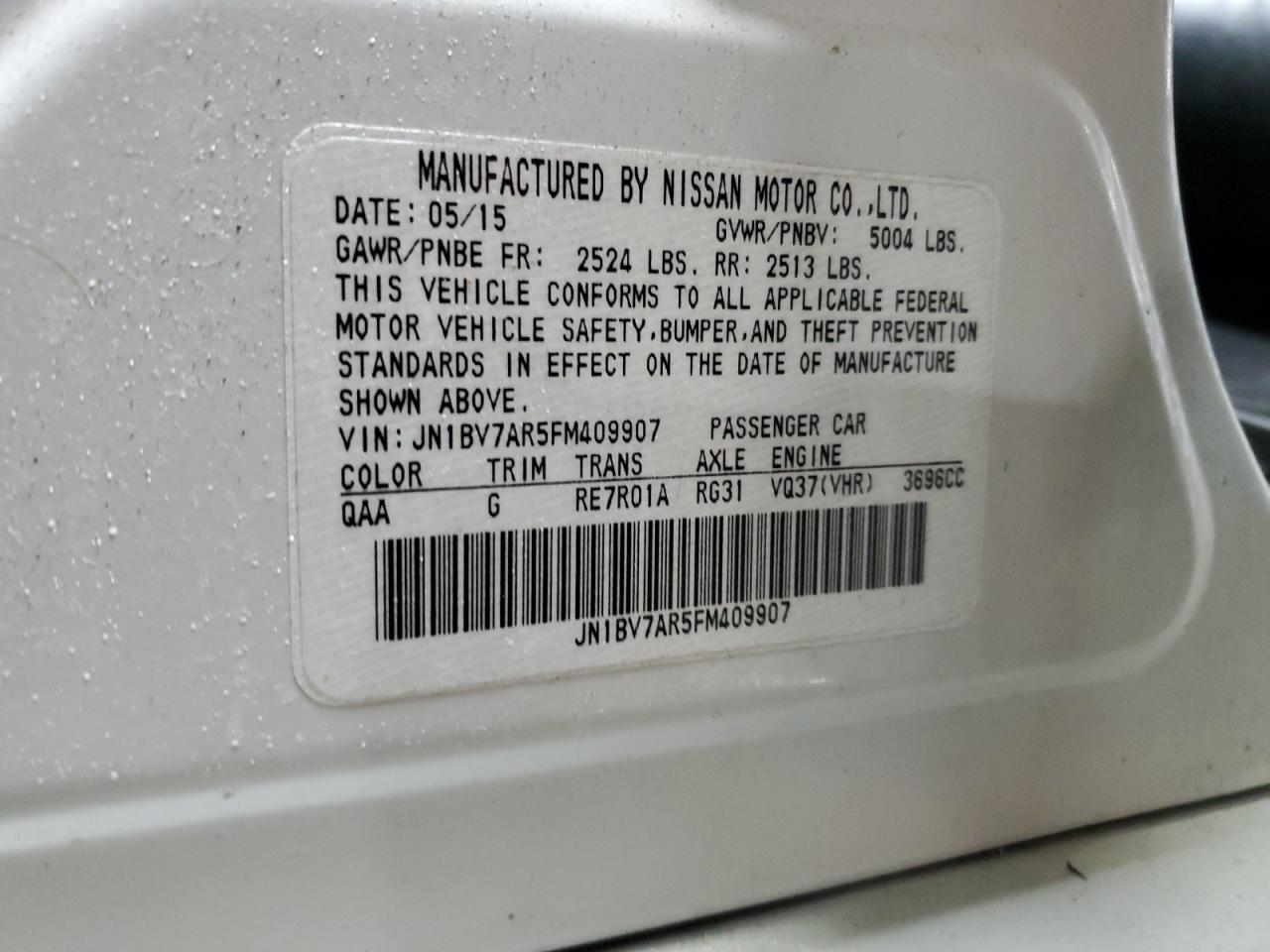 2015 Infiniti Q50 - Image 12