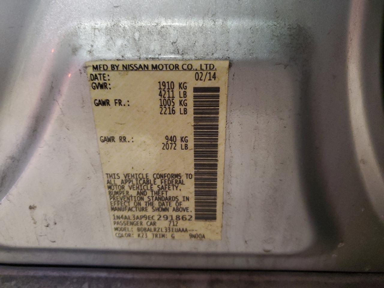2014 Nissan Altima - Image 14