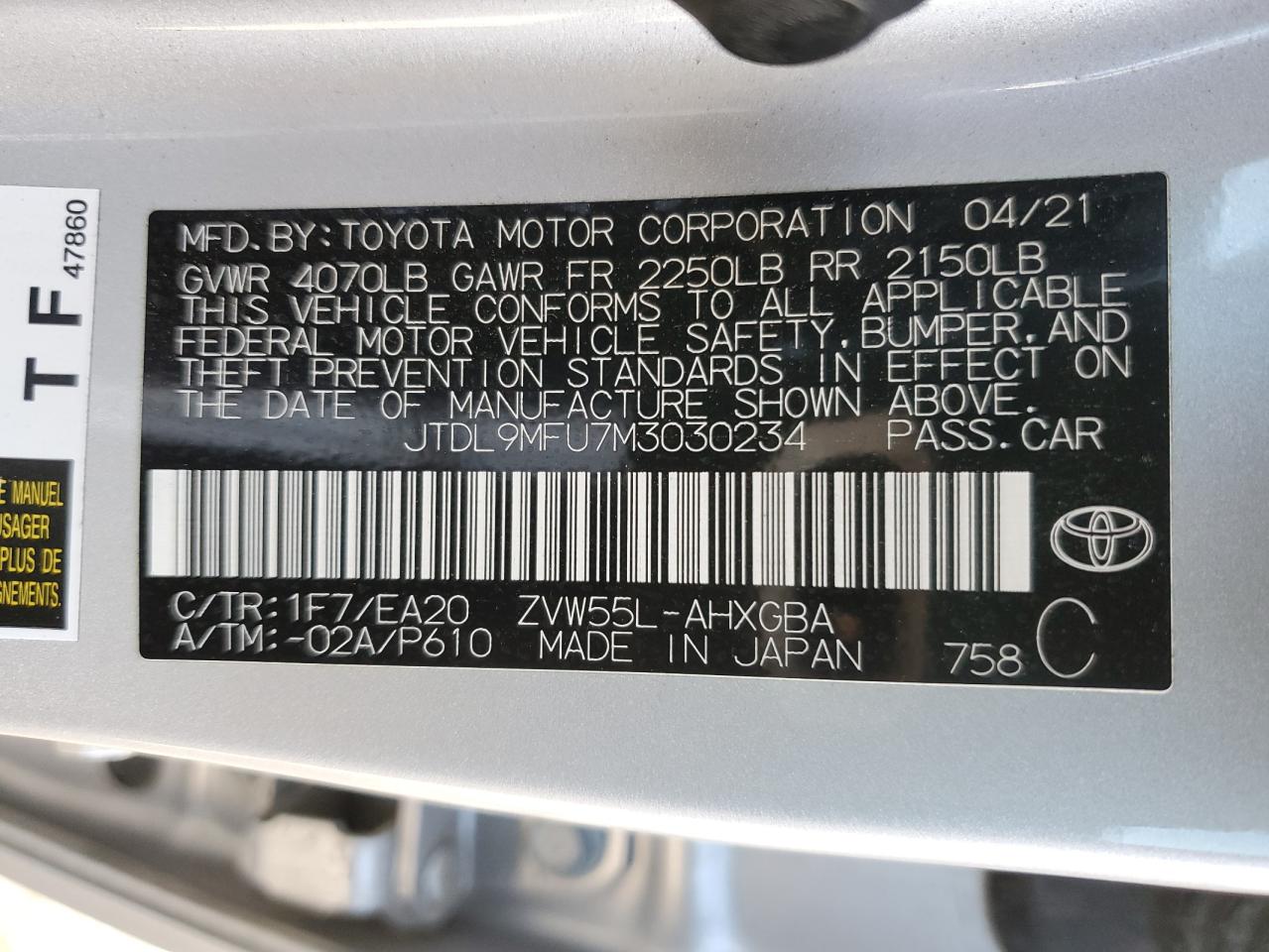 2021 Toyota Prius - Image 13