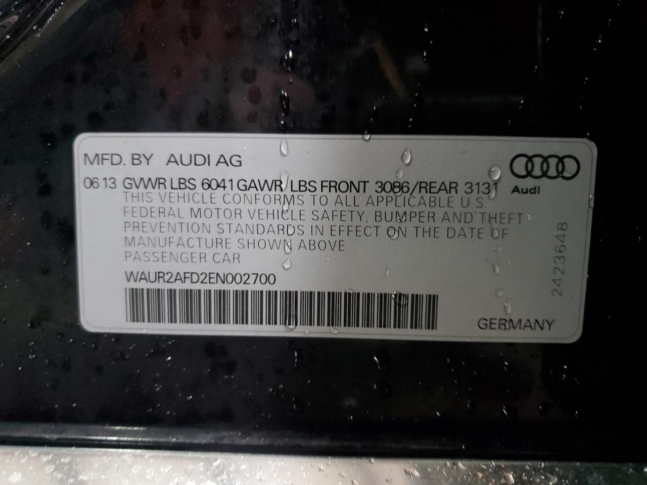 2014 Audi A8 - Image 12