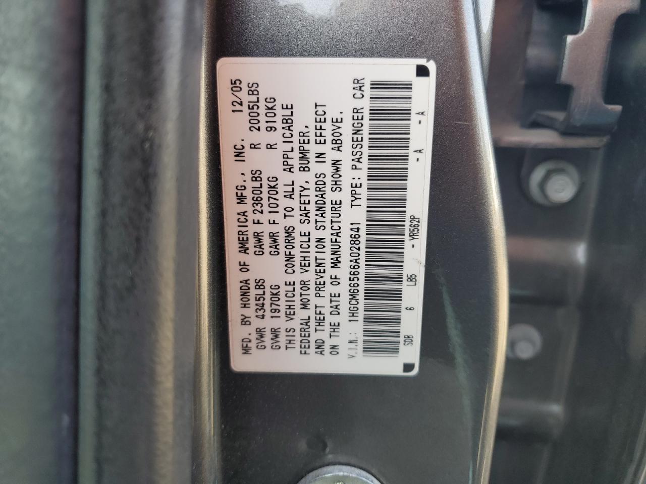 2006 Honda Accord - Image 14