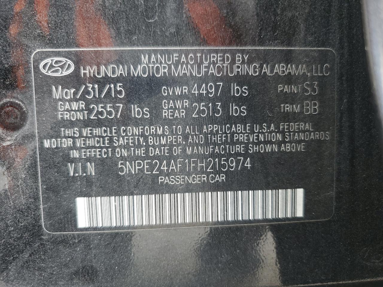 2015 Hyundai Sonata - Image 14