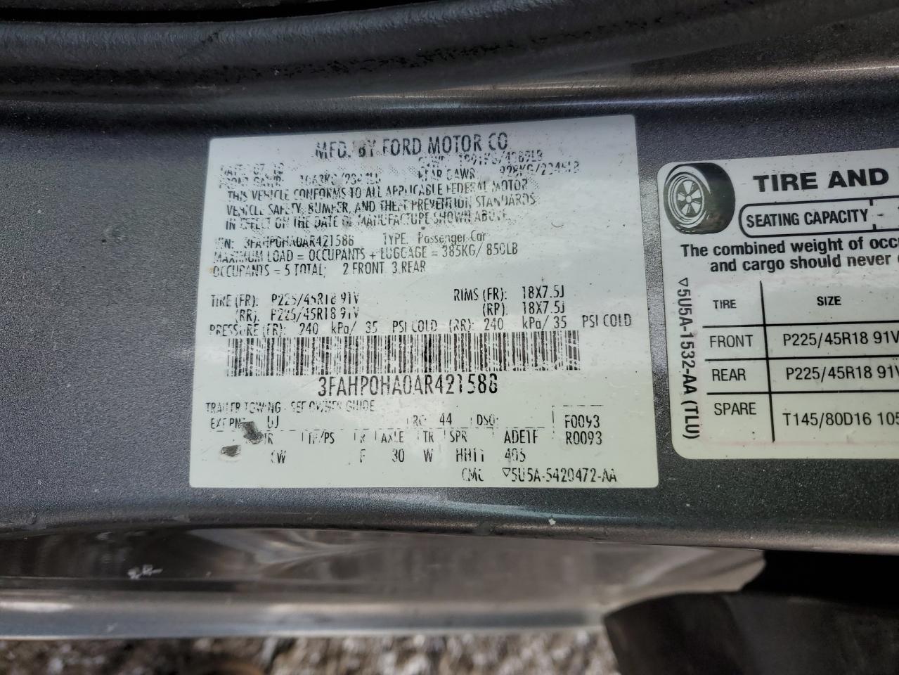 2010 Ford Fusion - Image 14