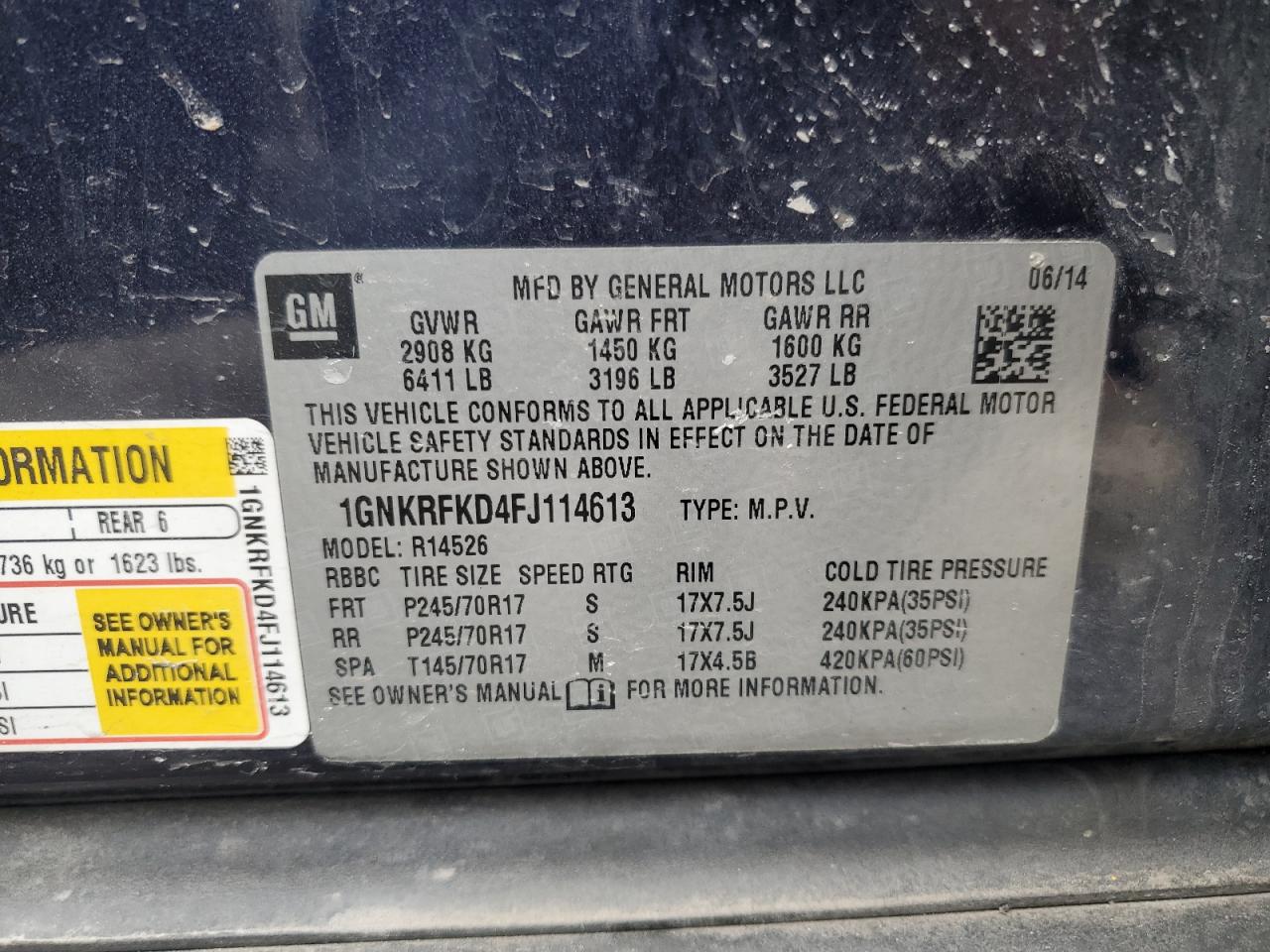 2015 Chevrolet Traverse - Image 14