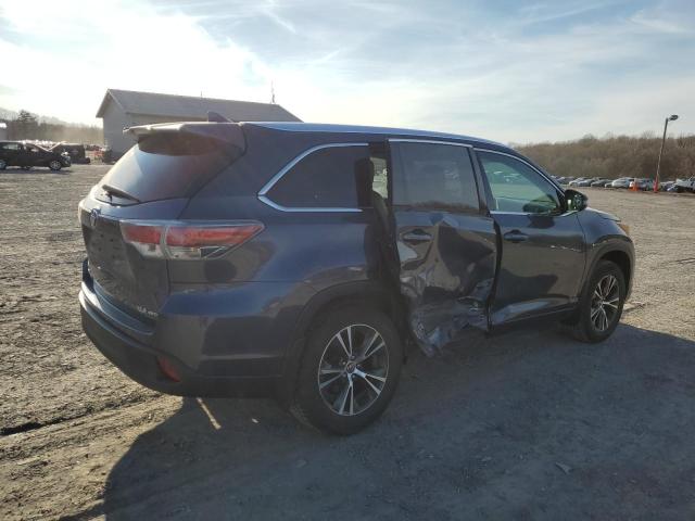  TOYOTA HIGHLANDER 2016 Szary