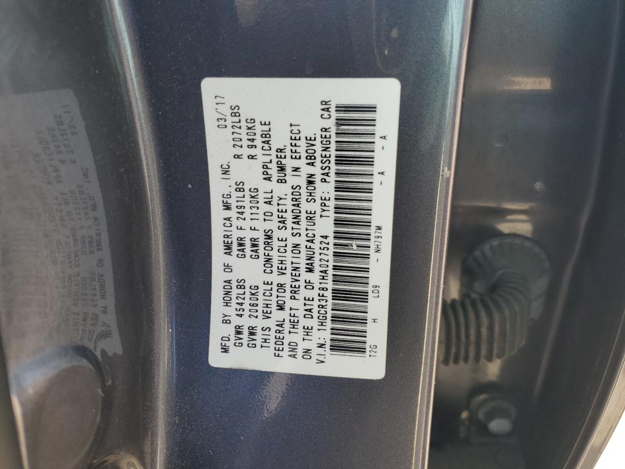2017 Honda Accord - Image 13