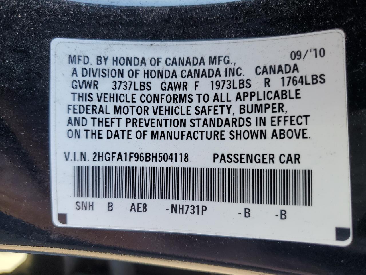 2011 Honda Civic - Image 12