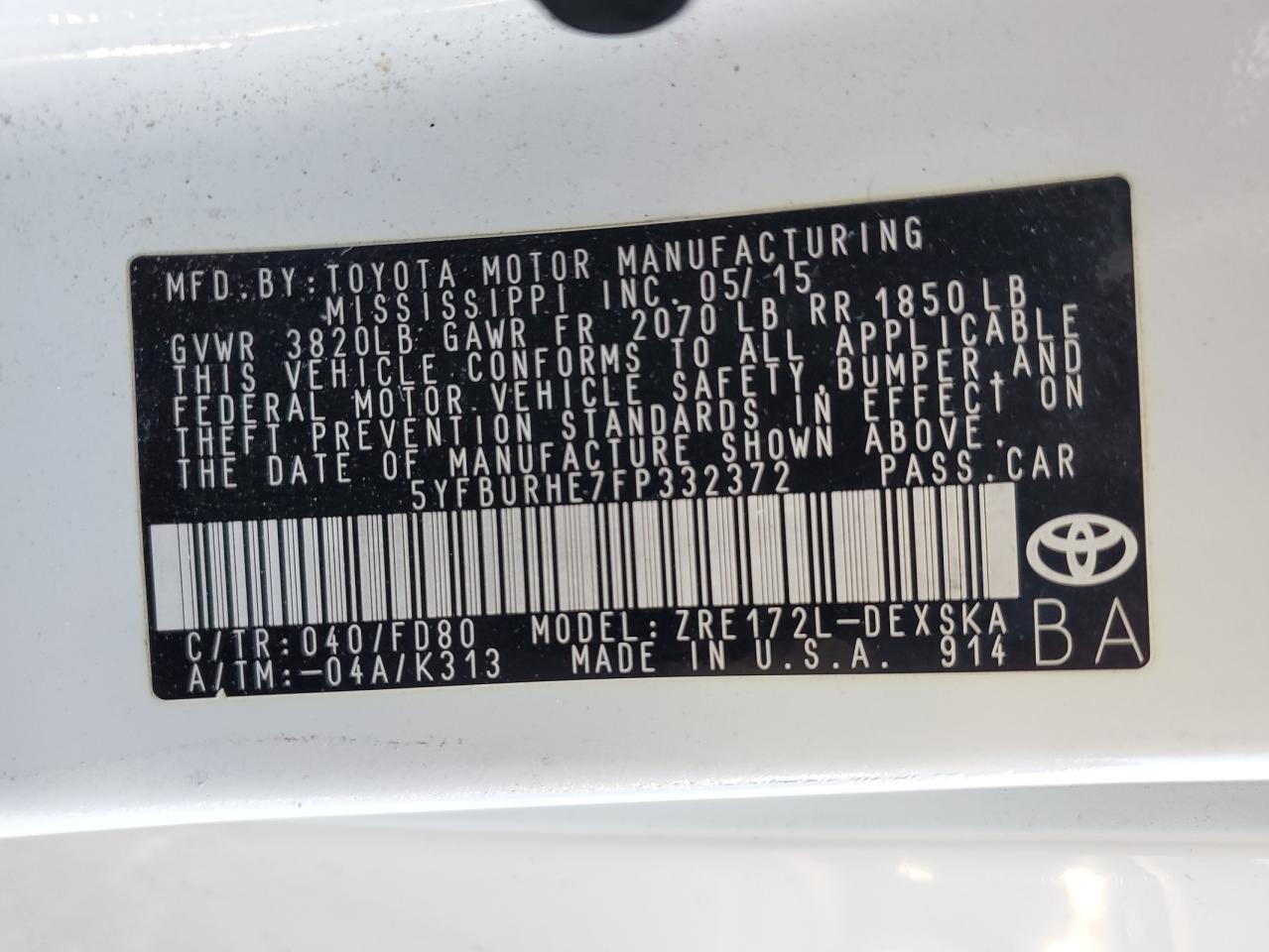 2015 Toyota Corolla - Image 14
