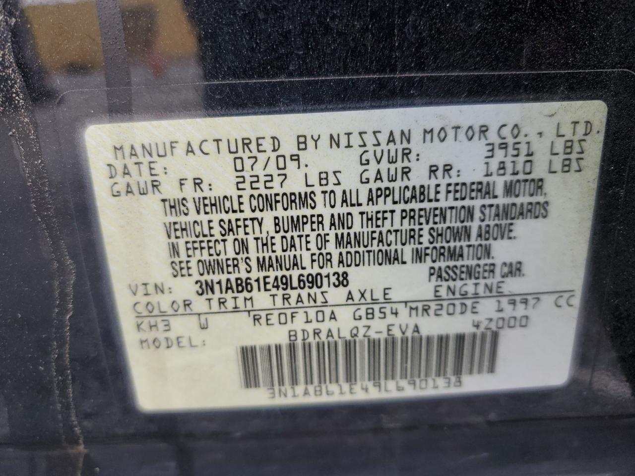 2009 Nissan Sentra - Image 12