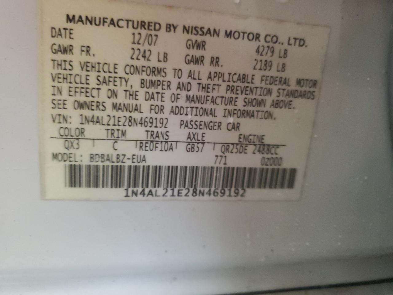 2008 Nissan Altima - Image 13