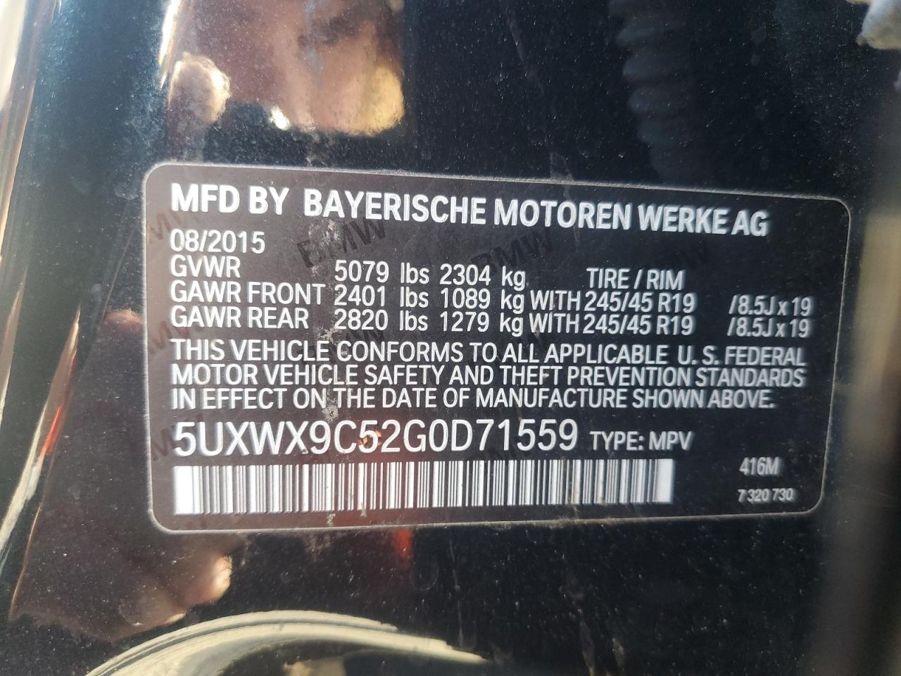 2016 BMW X3 - Image 13