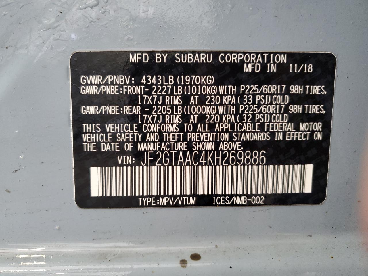 2019 Subaru XV - Image 13