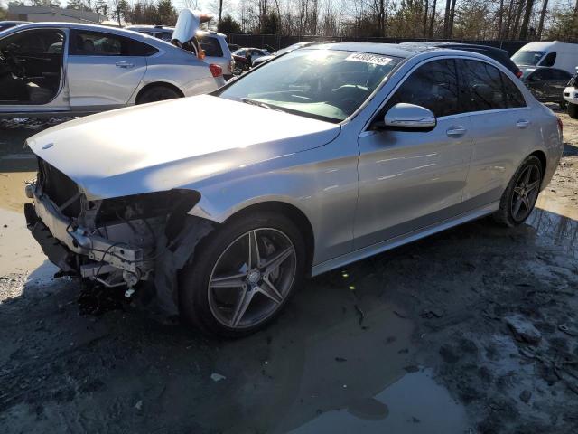 2015 Mercedes-Benz C 300 4Matic na sprzedaż w Waldorf, MD - Front End