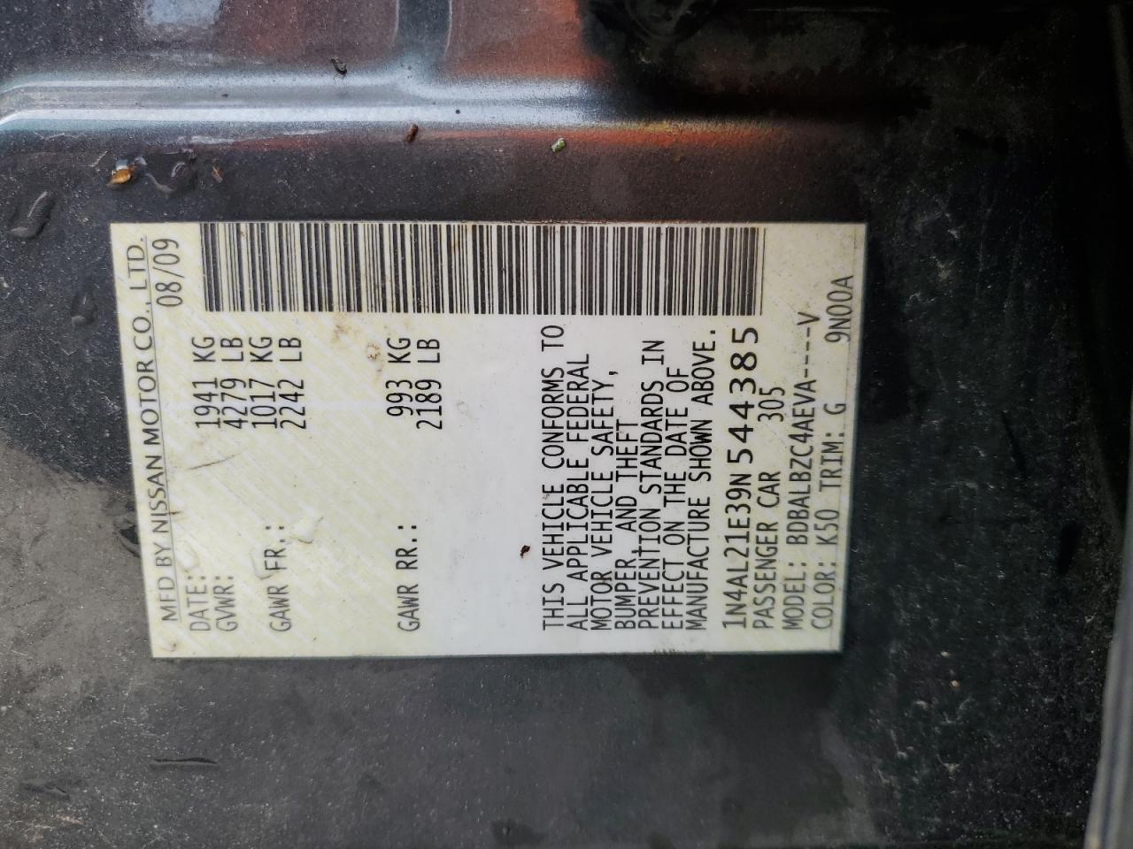 2009 Nissan Altima - Image 12