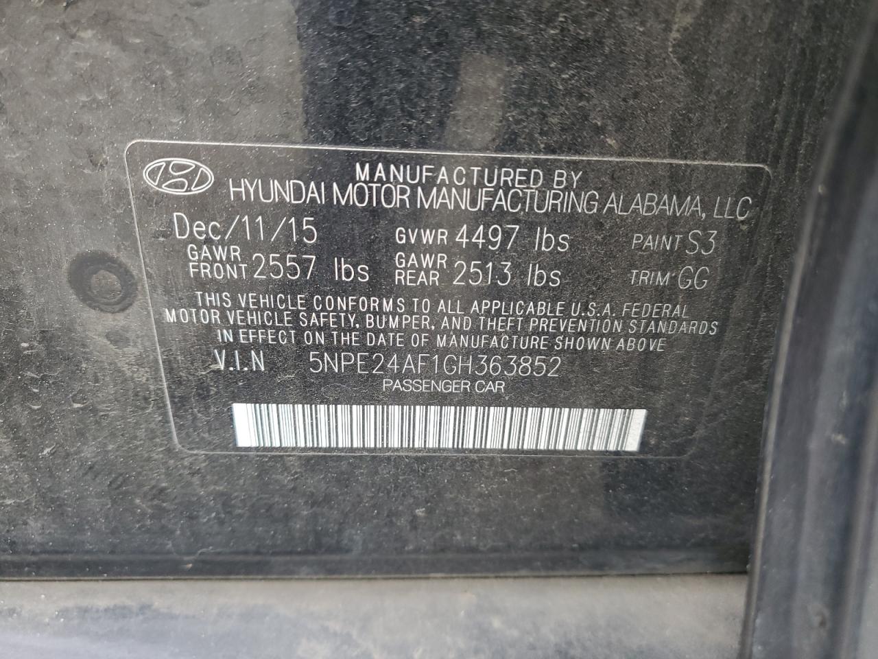 2016 Hyundai Sonata - Image 14