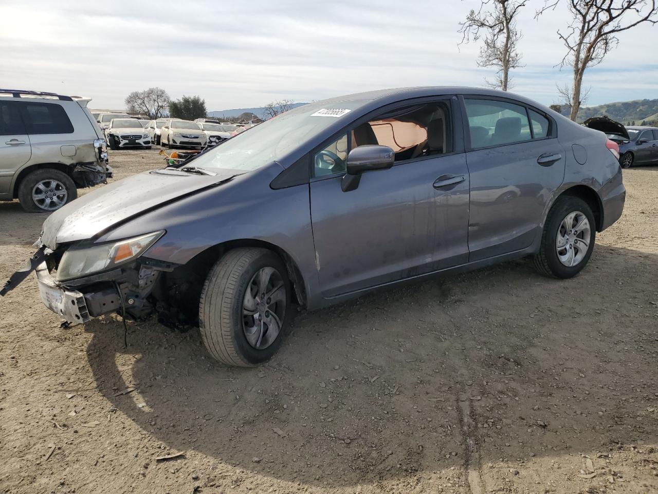 2014 Honda Civic Lx en Venta en San Martin, CA - Front End
