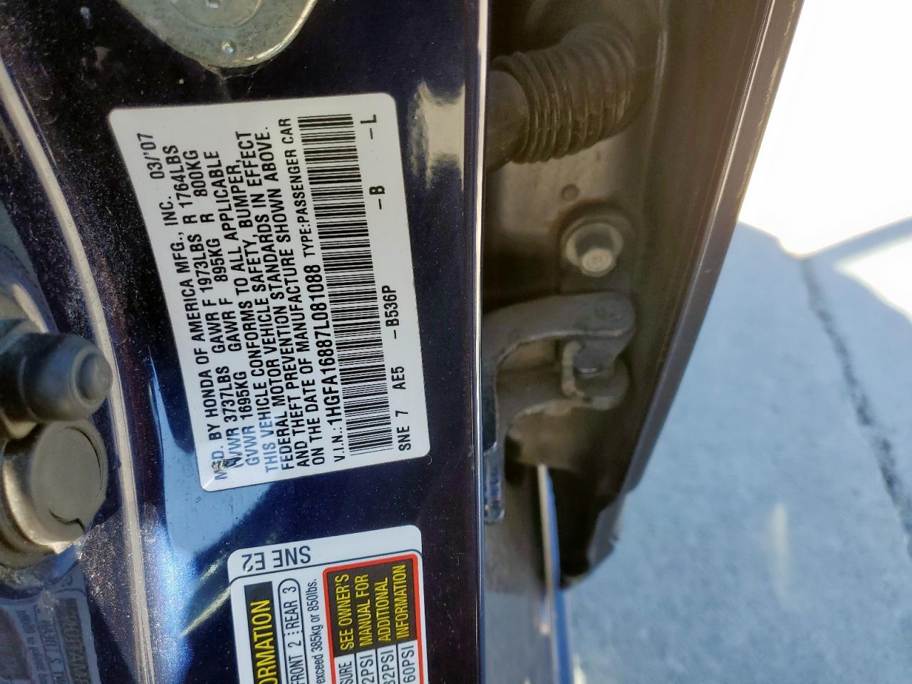2007 Honda Civic - Image 12