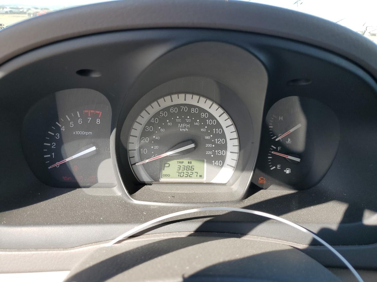 2007 Kia Spectra Ex VIN: KNAFE122775417514 Lot: 47394785