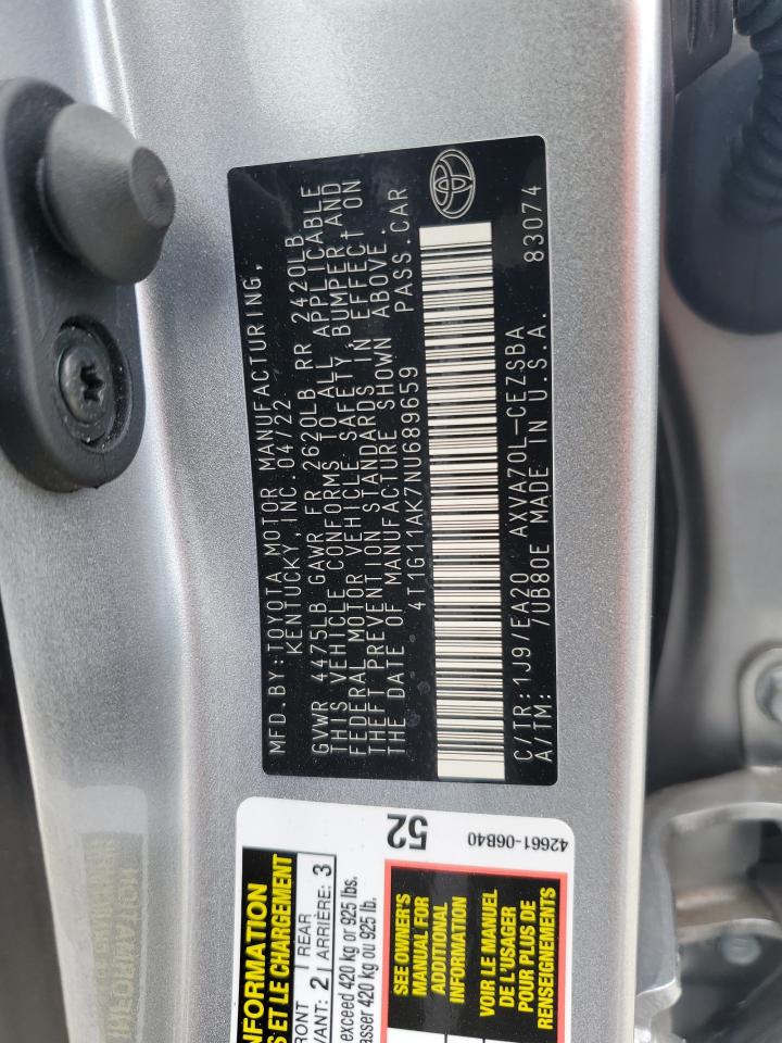 2022 Toyota Camry - Image 12