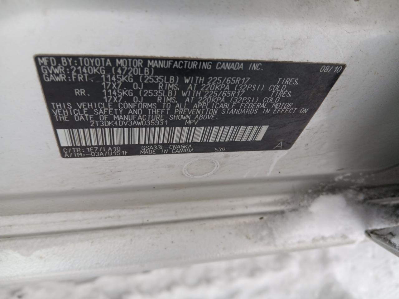 2010 Toyota RAV 4 - Image 12