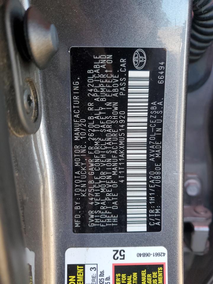 2021 Toyota Camry - Image 13