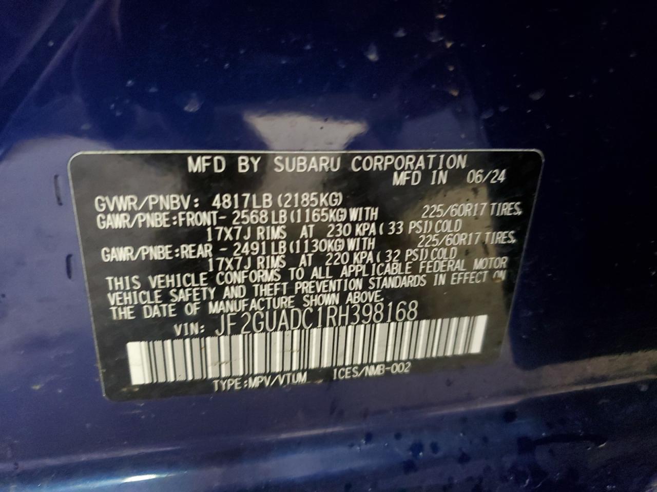 2024 Subaru XV - Image 15