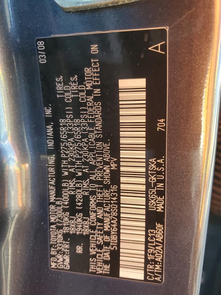 2008 Toyota Sequoia - Image 13