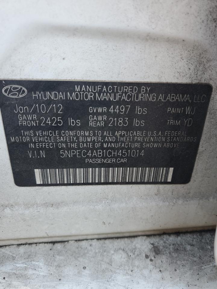 2012 Hyundai Sonata - Image 13