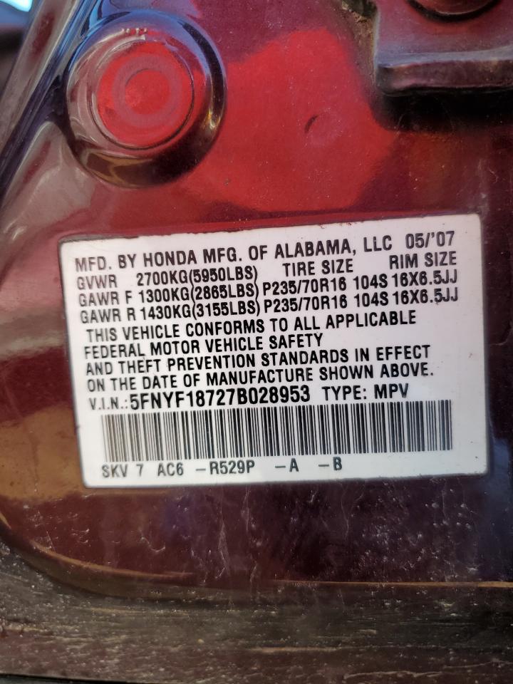 2007 Honda Pilot - Image 13