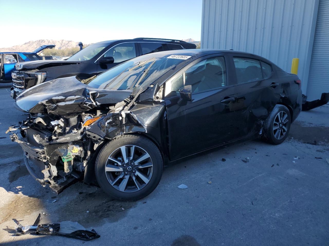 2021 Nissan Versa Sv на продаже в Las Vegas, NV - All Over
