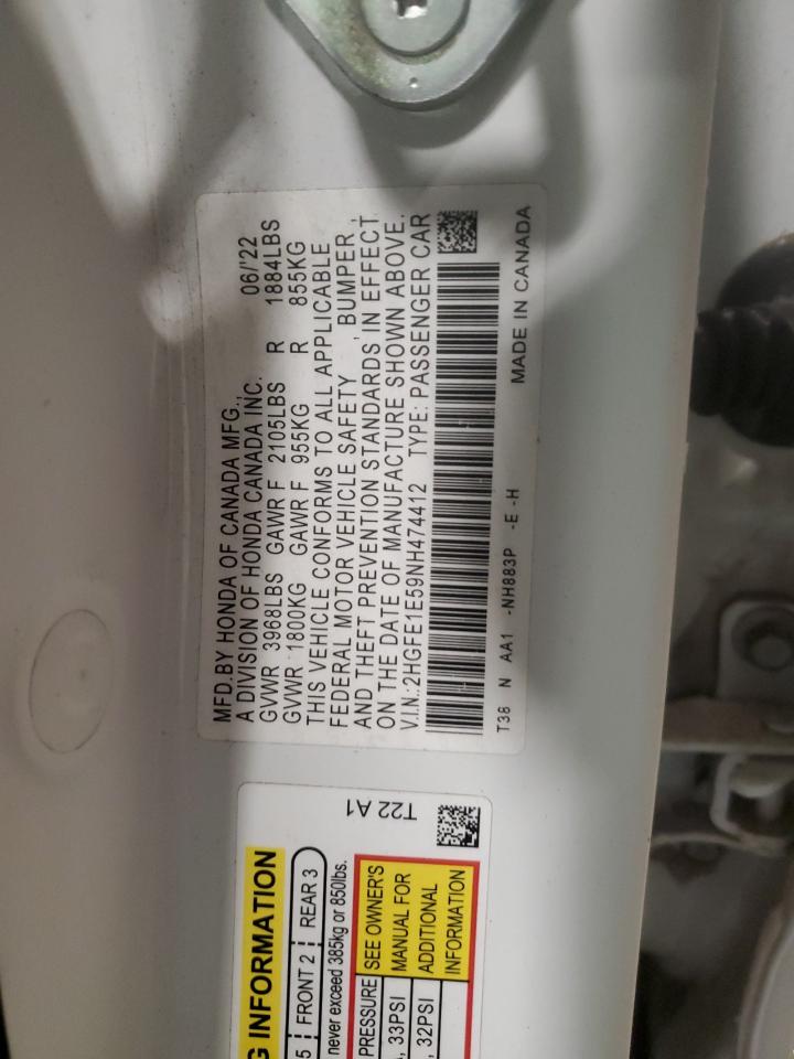 2022 Honda Civic - Image 13