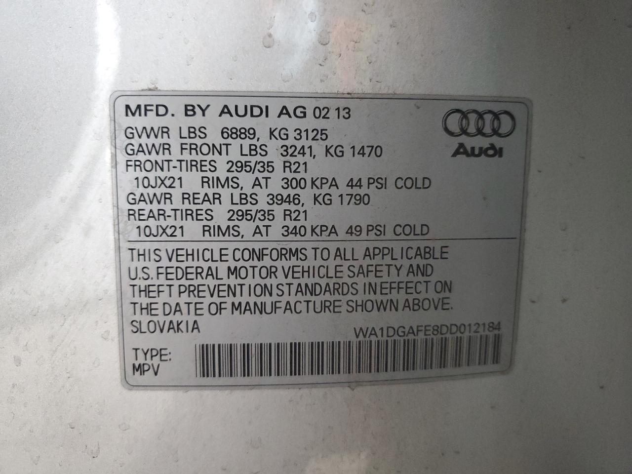 2013 Audi Q7 - Image 13