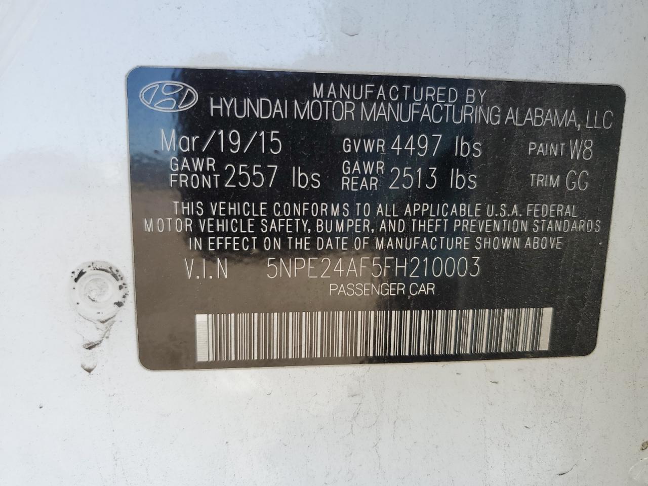 2015 Hyundai Sonata - Image 13