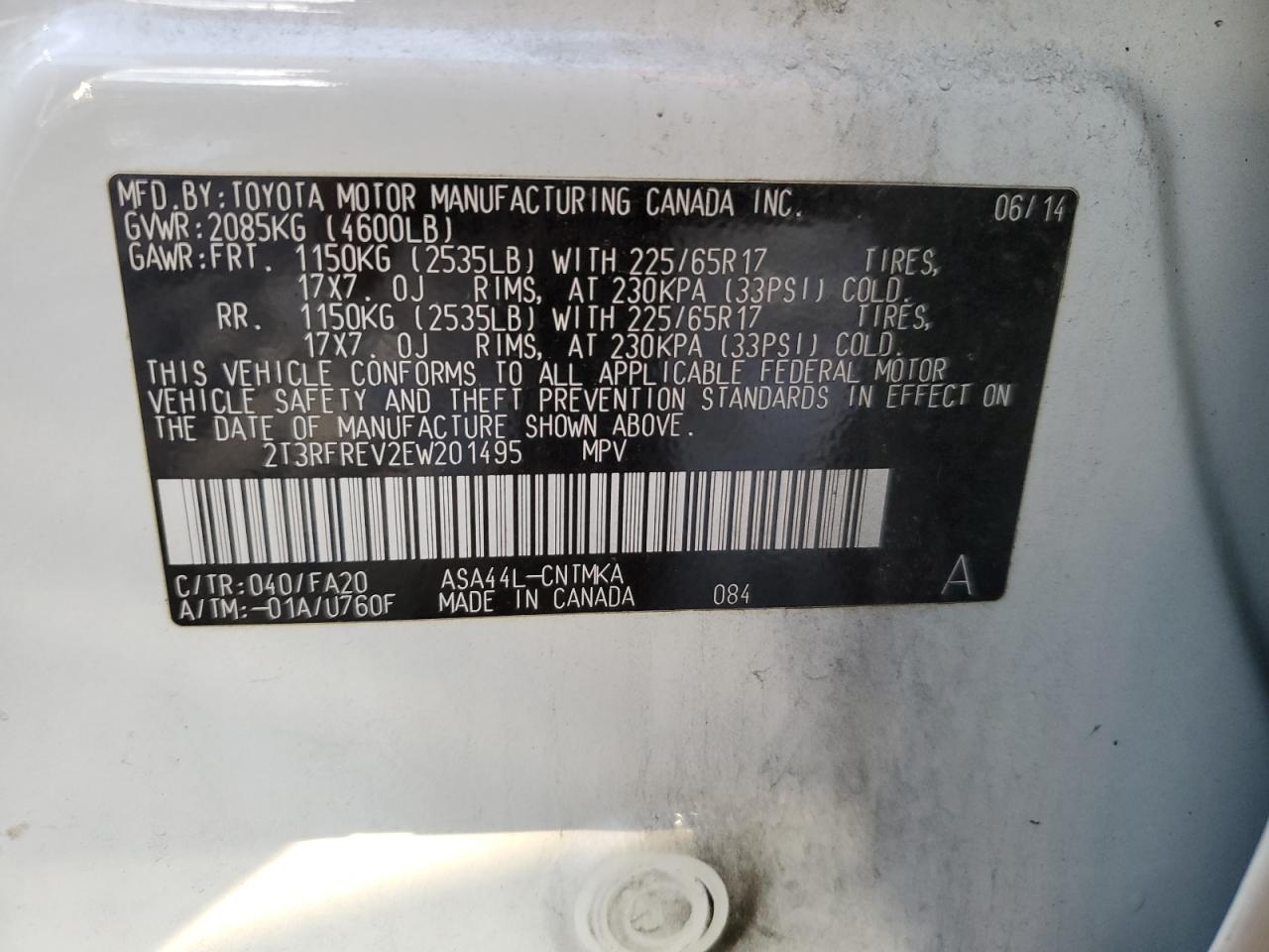 2014 Toyota RAV 4 - Image 15