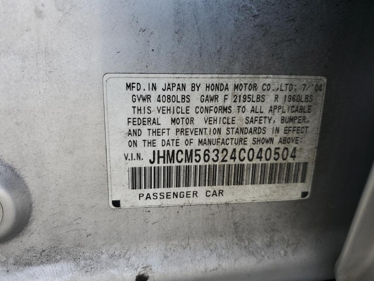 2004 Honda Accord - Image 12