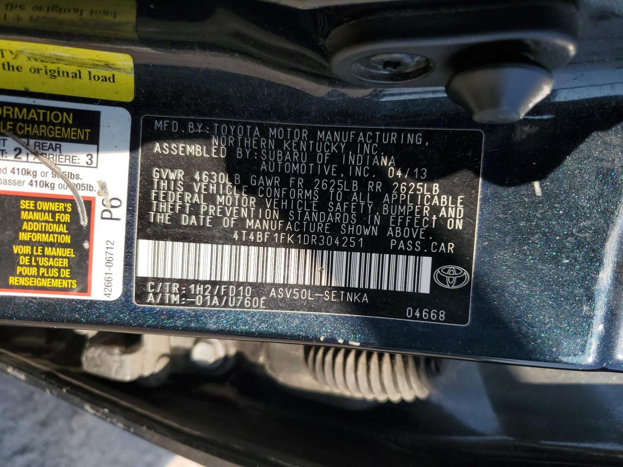2013 Toyota Camry - Image 12