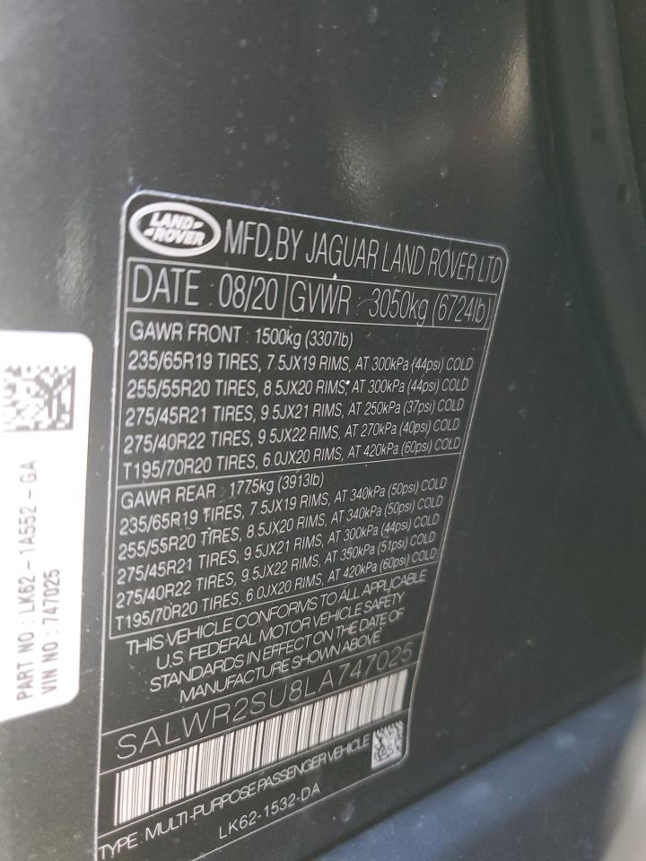 2020 Land Rover Range Rover - Image 13