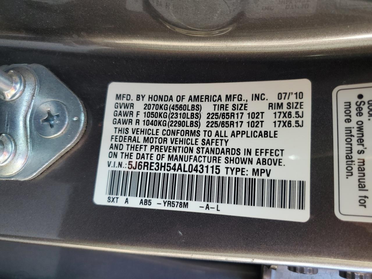2010 Honda CR-V - Image 13