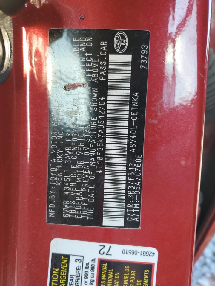 2010 Toyota Camry - Image 12