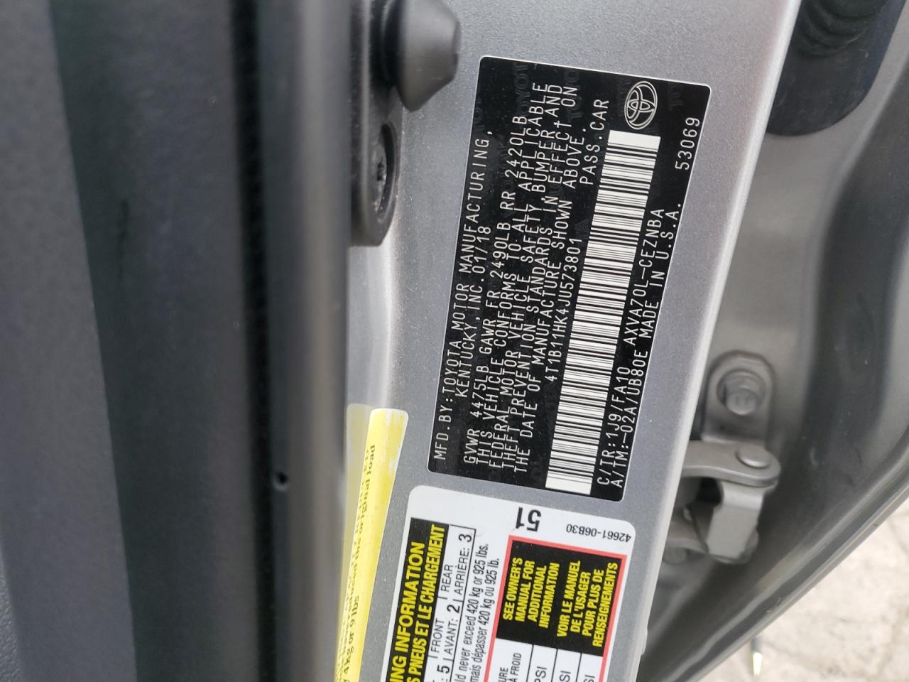 2018 Toyota Camry - Image 14