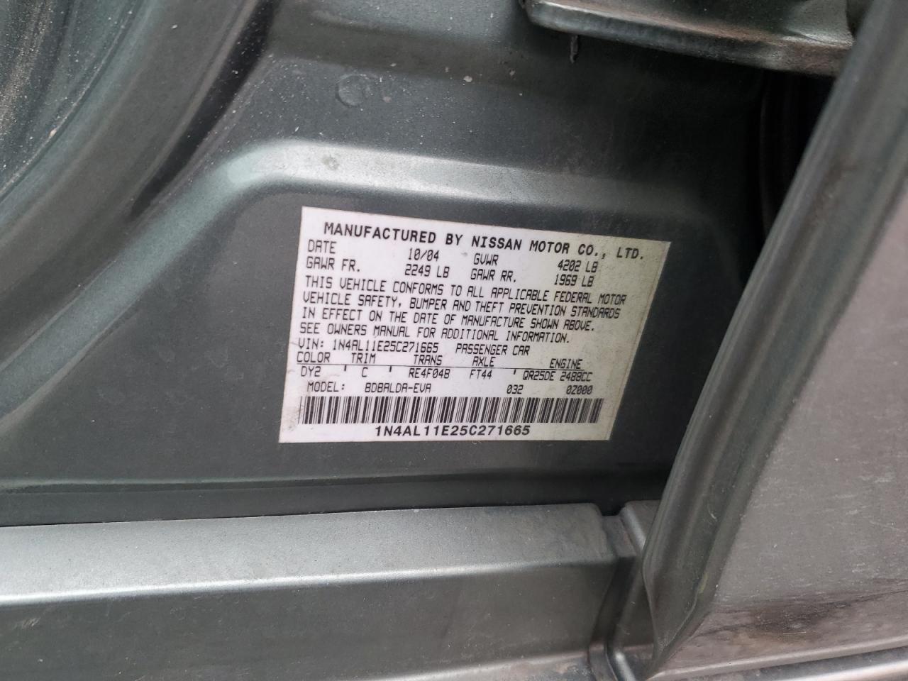 2005 Nissan Altima - Image 12