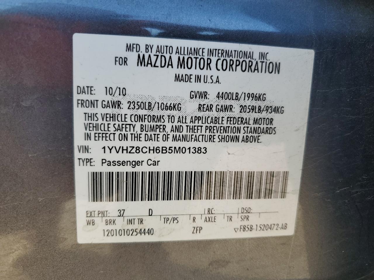 2011 Mazda 6 - Image 14