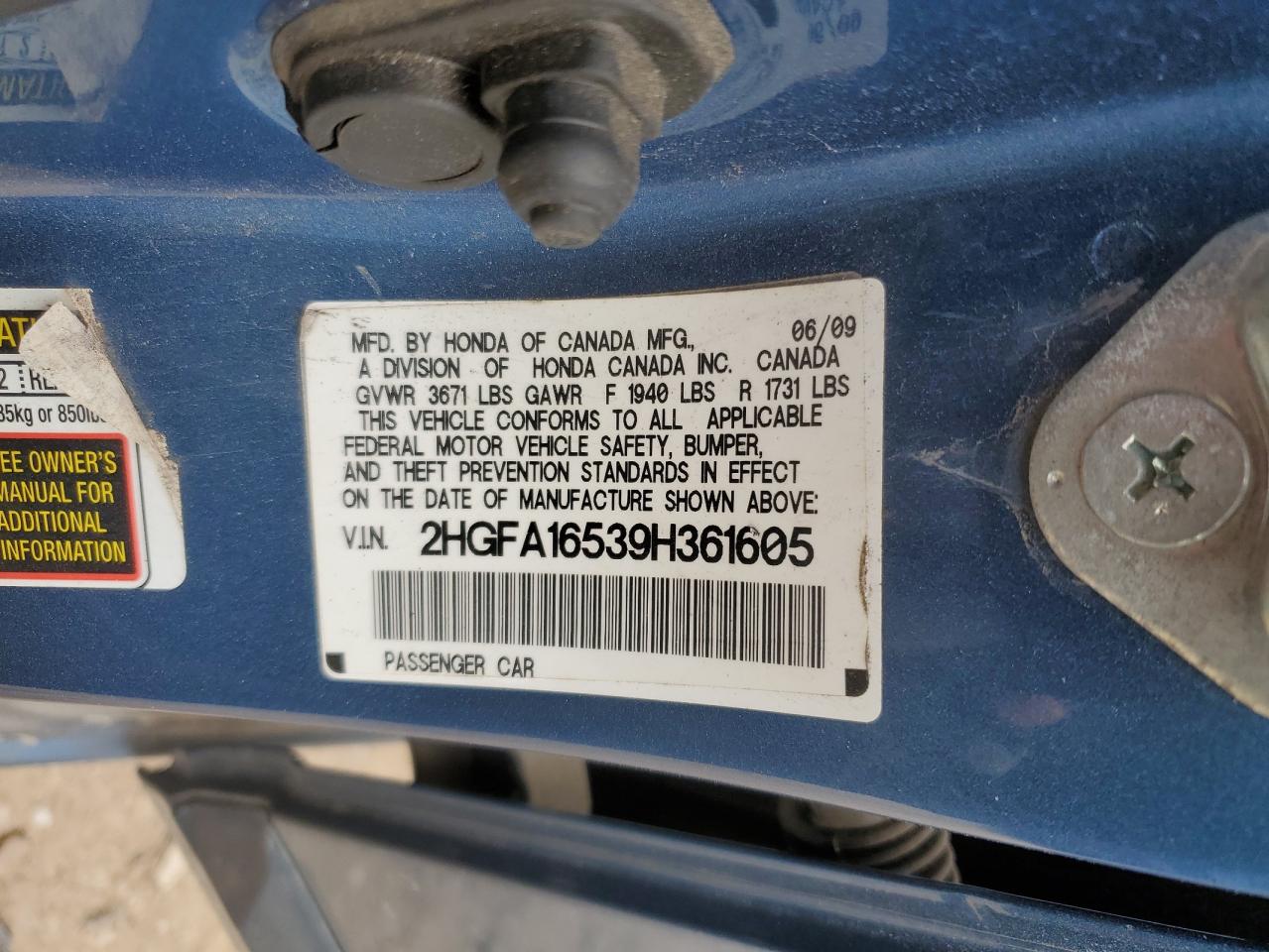 2009 Honda Civic - Image 13