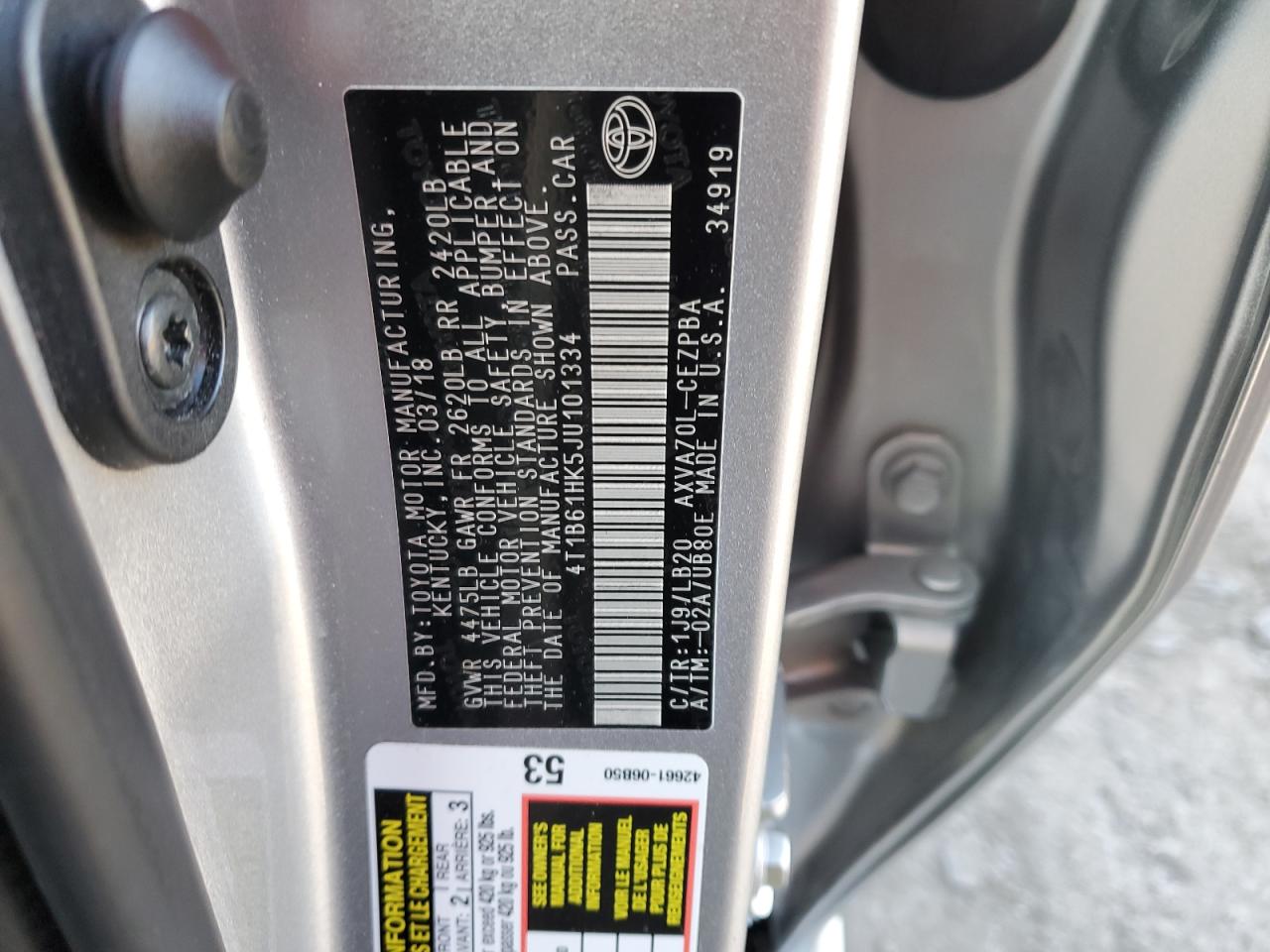 2018 Toyota Camry - Image 14