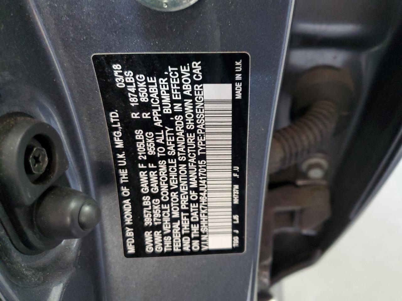 2018 Honda Civic - Image 12