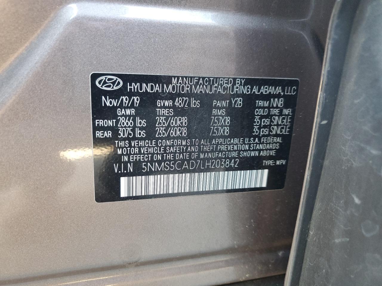 2020 Hyundai Santa Fe - Image 12