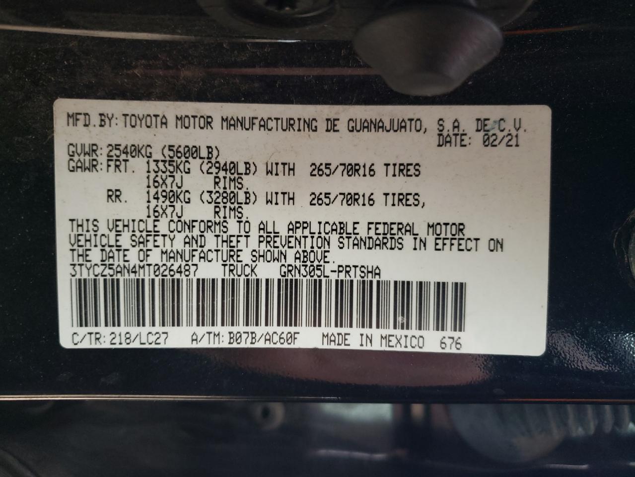 2021 Toyota Tacoma - Image 13